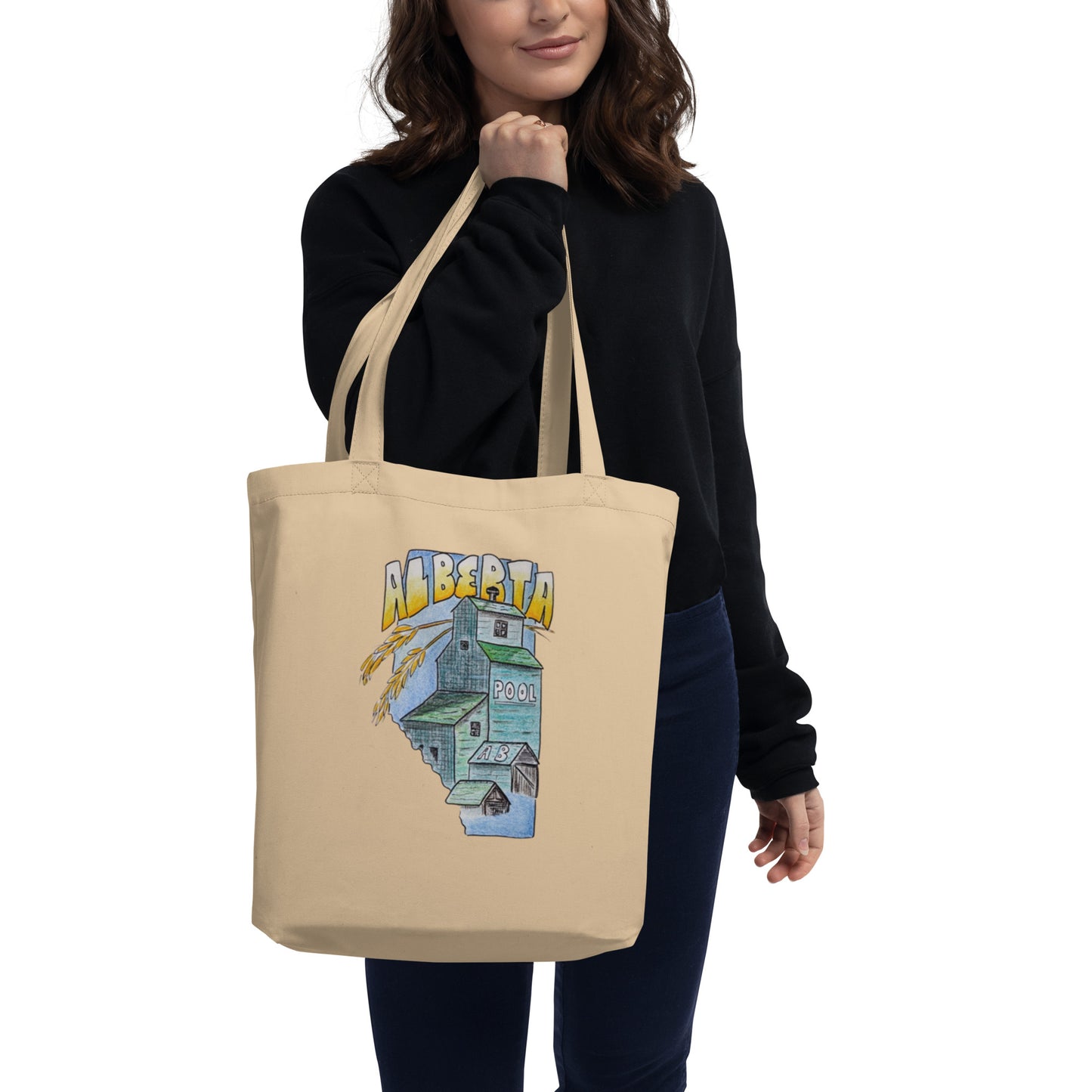 The Alberta Sightseer Co Grain Elevator Tote Bag